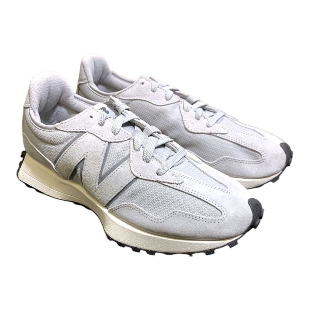 Raincloud/Slate Grey - New Balance Men's 327 Classic Flared Midsole Lace-Up Casu